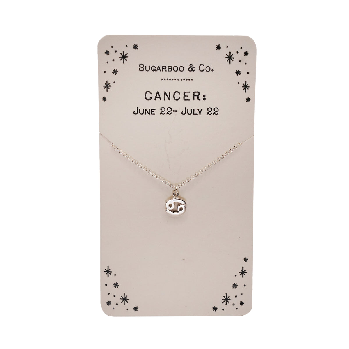 ***Zodiac Necklace Collection 1-Cancer