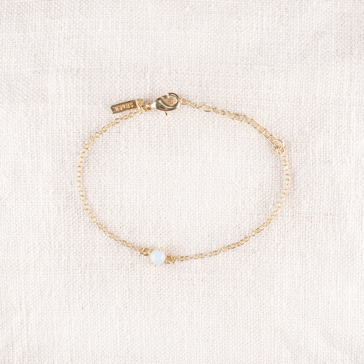 Moonstone Dot Bracelet