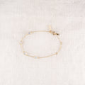 Marquise Glass Opal Chain Bracelet