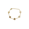 Mother of Pearl Clover Bracelet