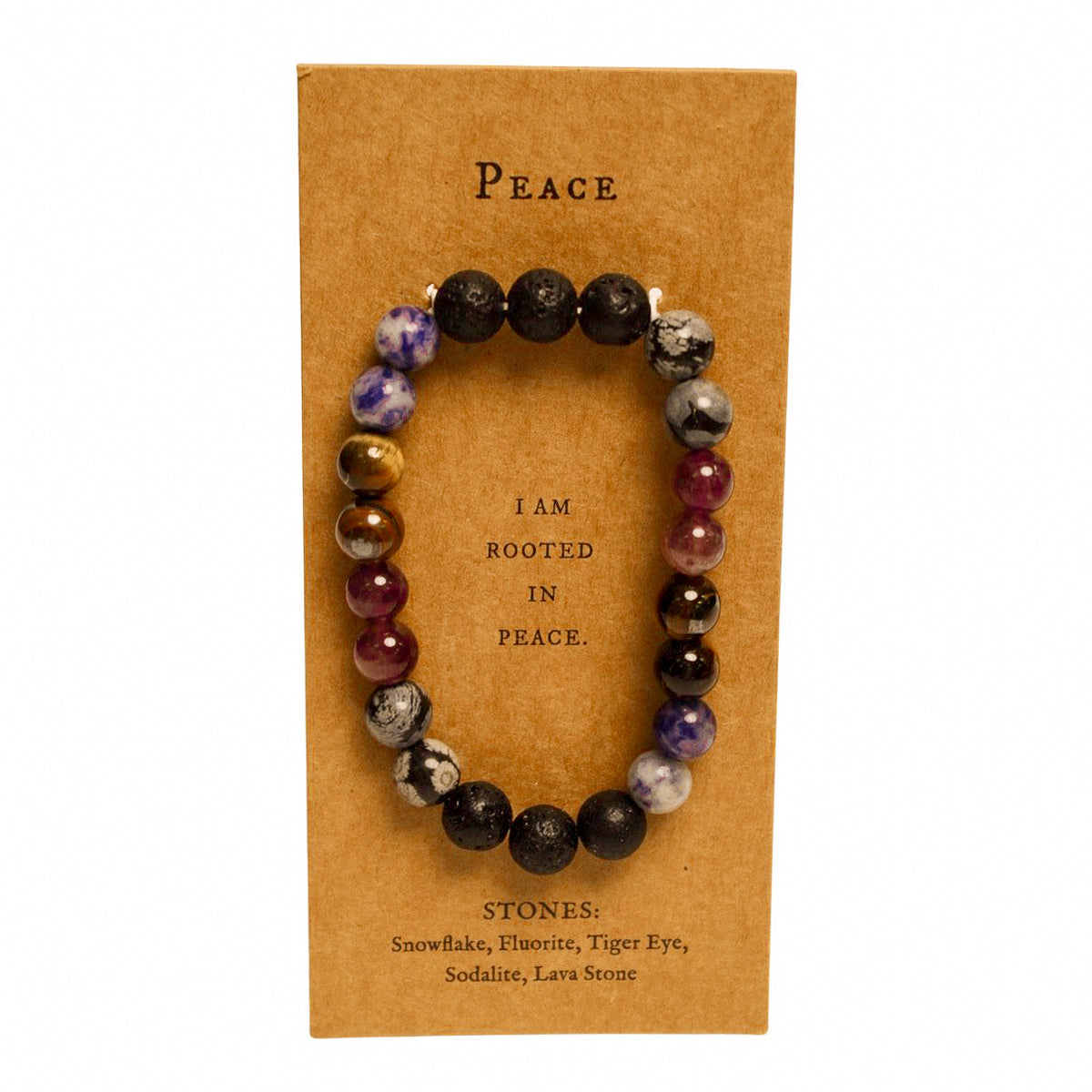 I Am Rooted Intention Peace Bracelet