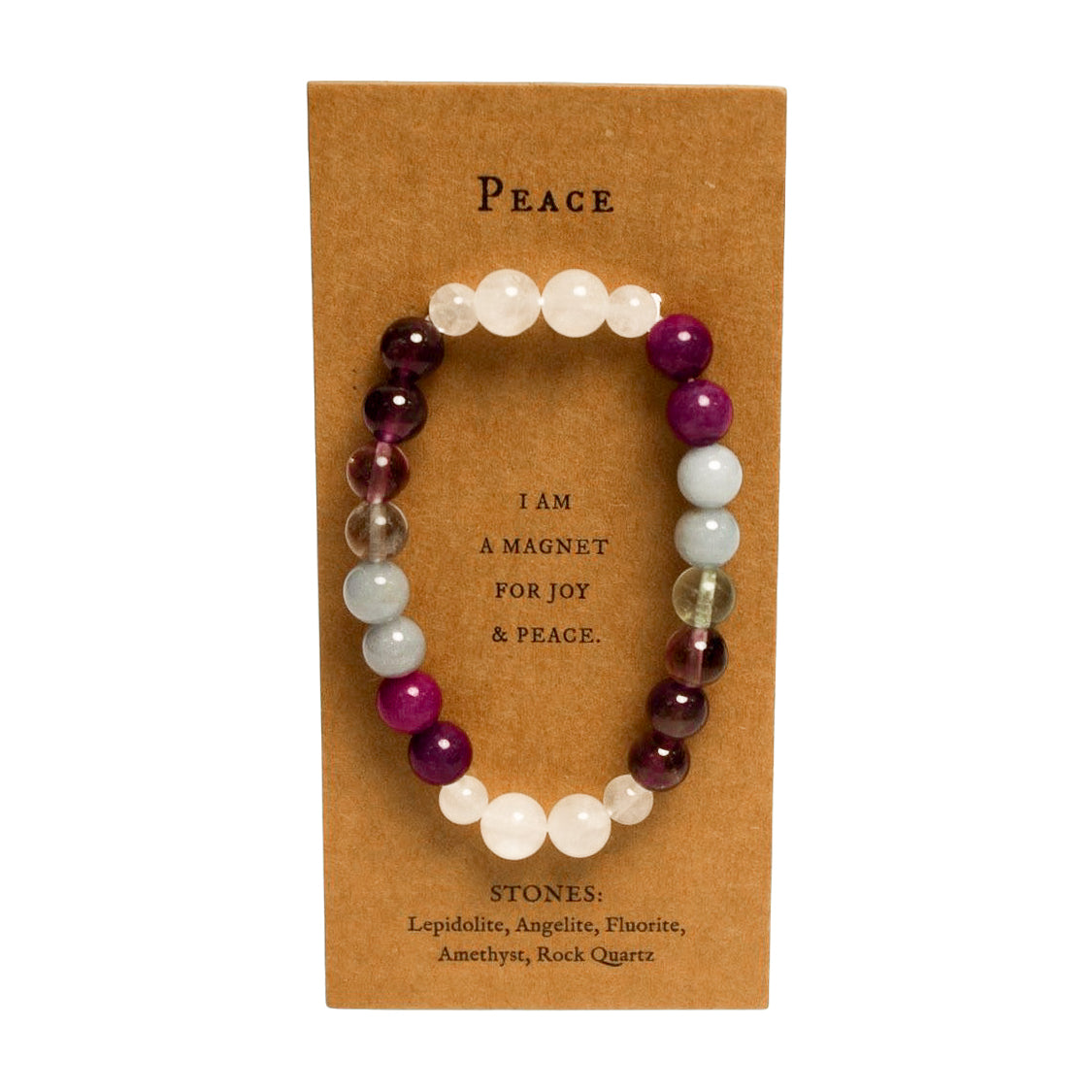 I Am a Magnet Intention Peace Bracelet