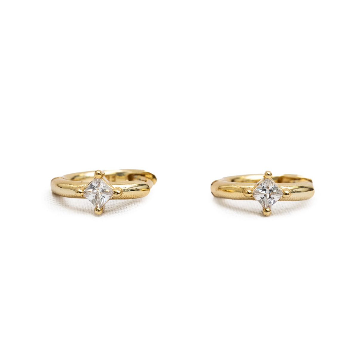 Moon Drop Threader Earrings