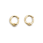 Moon Drop Threader Earrings