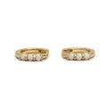 Moon Drop Threader Earrings