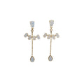 Moonstone Teardrop Dangle Earring