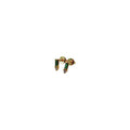 Emerald CZ Stud Earrings