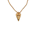 ***Gold Plated Evil Eye Heart Necklace