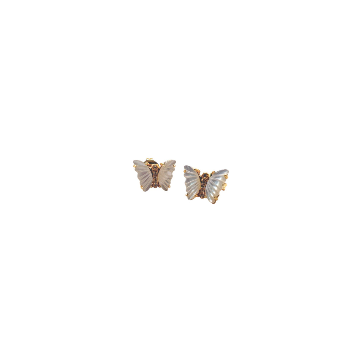 Butterfly Mother of Pearl Earrings