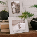 I Will Think Of You Zinc Linen Frame 6x4