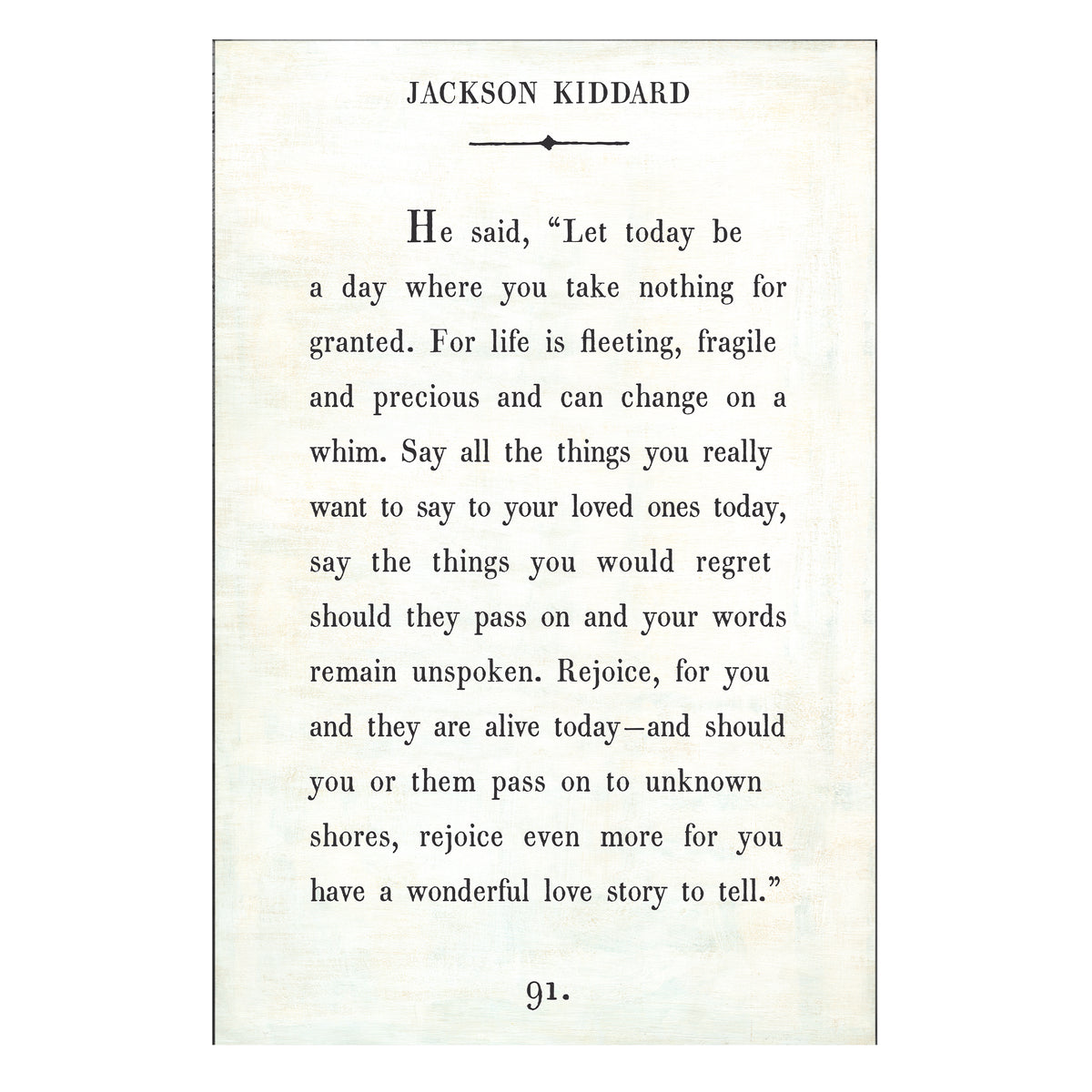 Jackson Kiddard Art Print - Book Collection