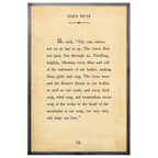 John Muir Art Print - Grey Wood