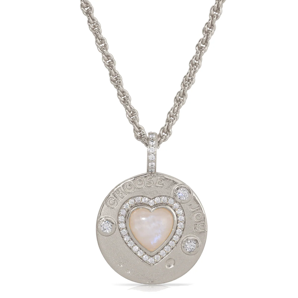 Joyful Heart Necklace - Moonstone