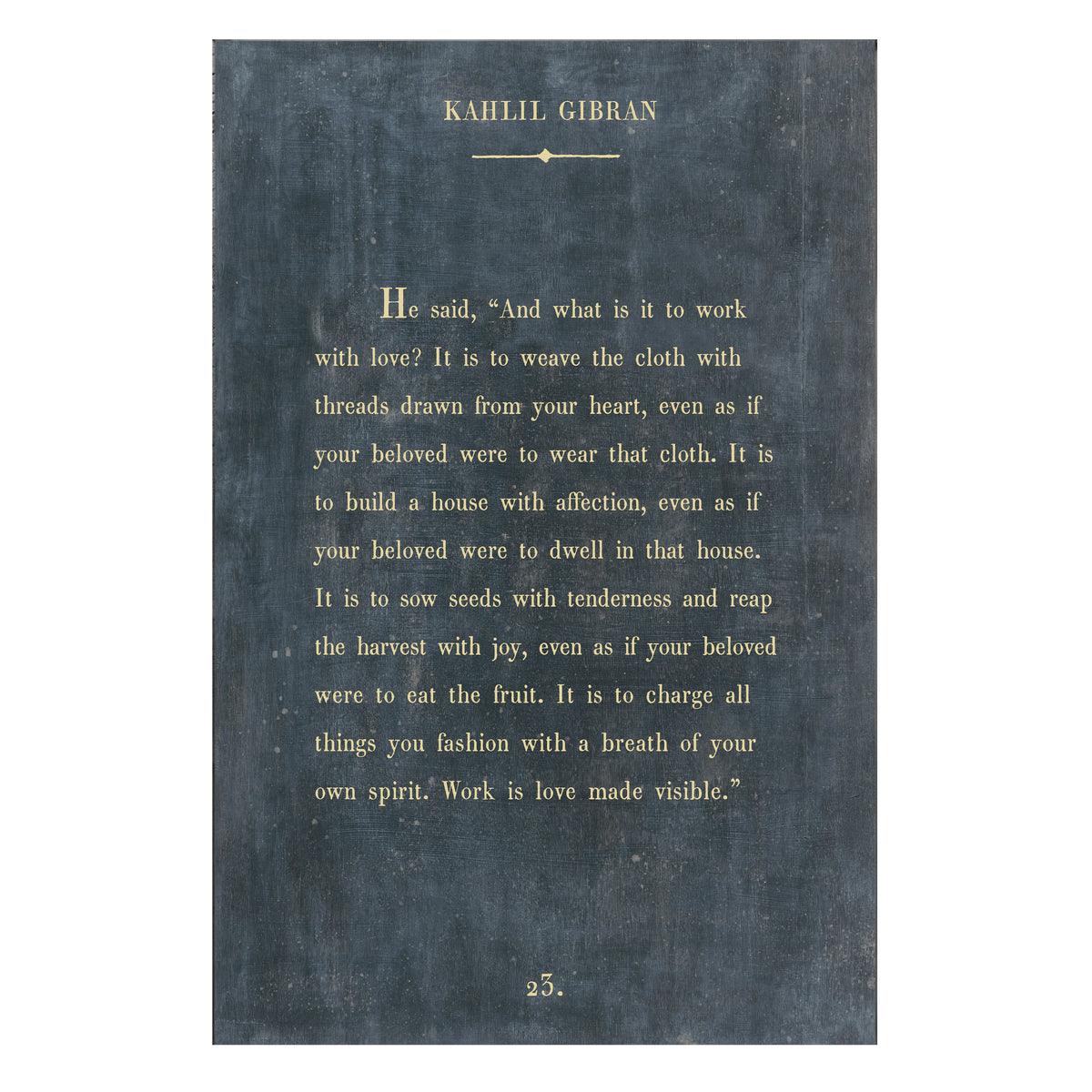 Kahlil Gibran Art Print - Gallery Wrap