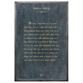 Kahlil Gibran  Art Print - Grey Wood
