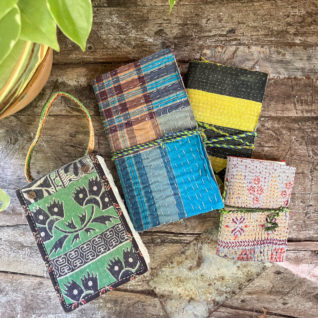 Kantha Wrap Journal 7x4
