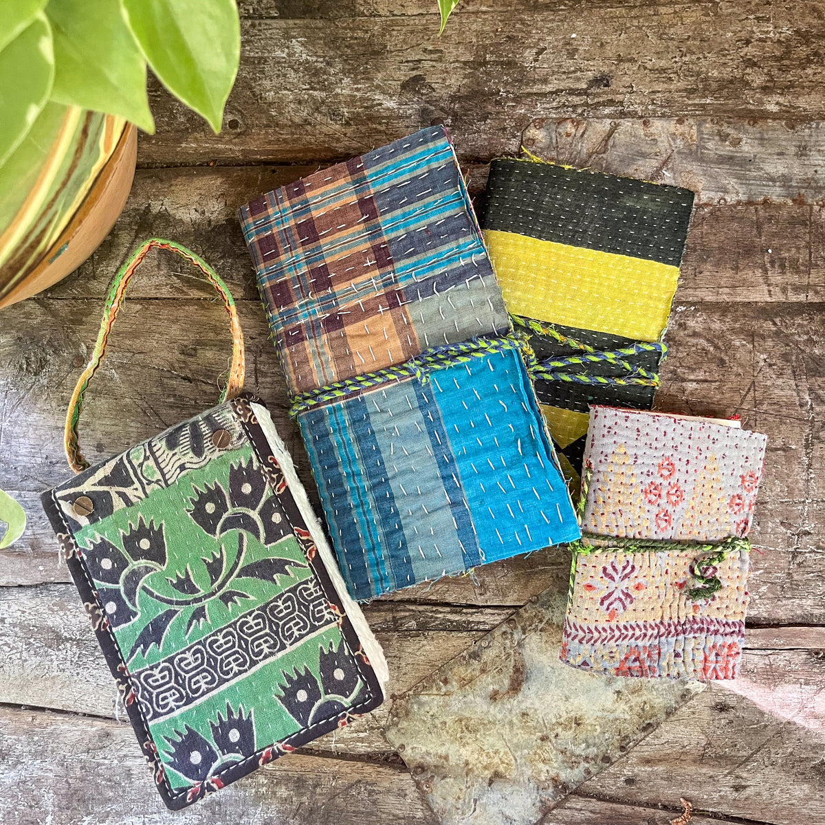 Kantha Wrap Journal 7x4