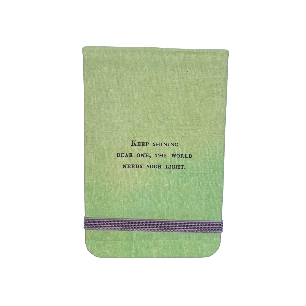 Keep Shining Fabric Notebook