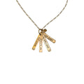 ***Keep Shining Brass Necklace - 22"