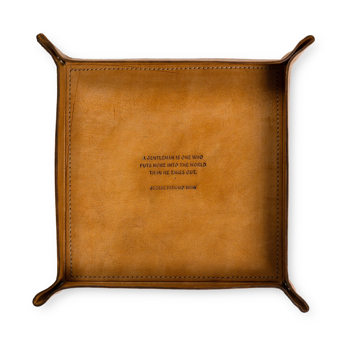 A Gentleman Is One Leather Catchall