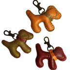 Dog Puffy Leather Keychain - Assorted SKU