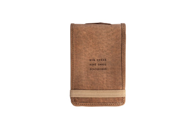 Big Ideas Mini Signature Leather Journal - Maple