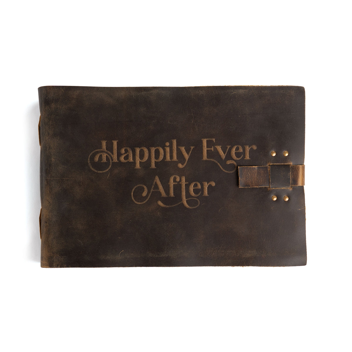 Happily Ever After Leather Story Keeper 14x10 - Bark
