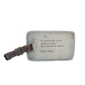 My Destination Leather Luggage Tag - Stone