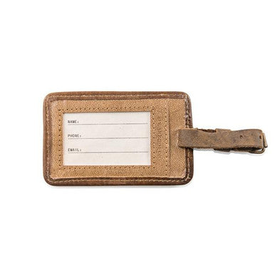 To Live Will Be Leather Luggage Tag