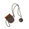 ***Let Your Heart Be Your Compass with Leather Pouch
