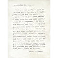 Letter For Sophie Art Print in White - Gallery Wrap