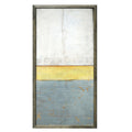 Love You Art Print - Grey Wood