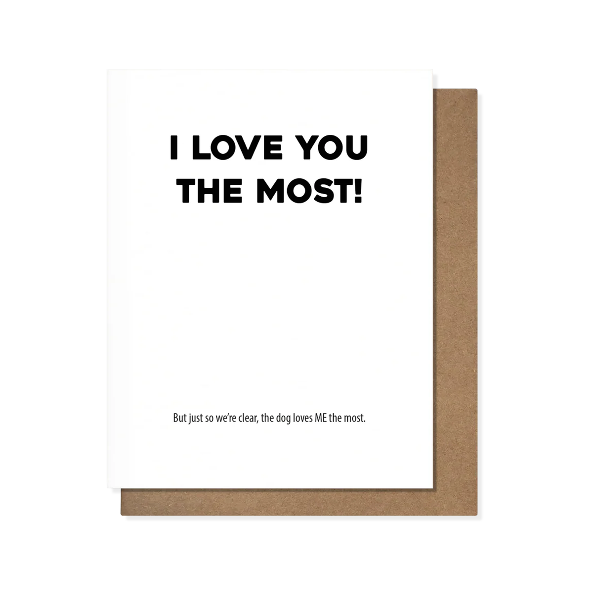 Loves Me Dog Card