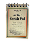 4x6 Spiral Artist Sketch Pad