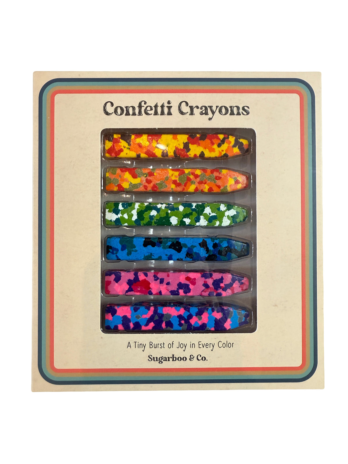 ***Confetti Crayons - 6 Count