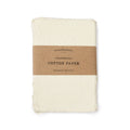 4x6 Handmade Cotton Paper Bundle - Cream