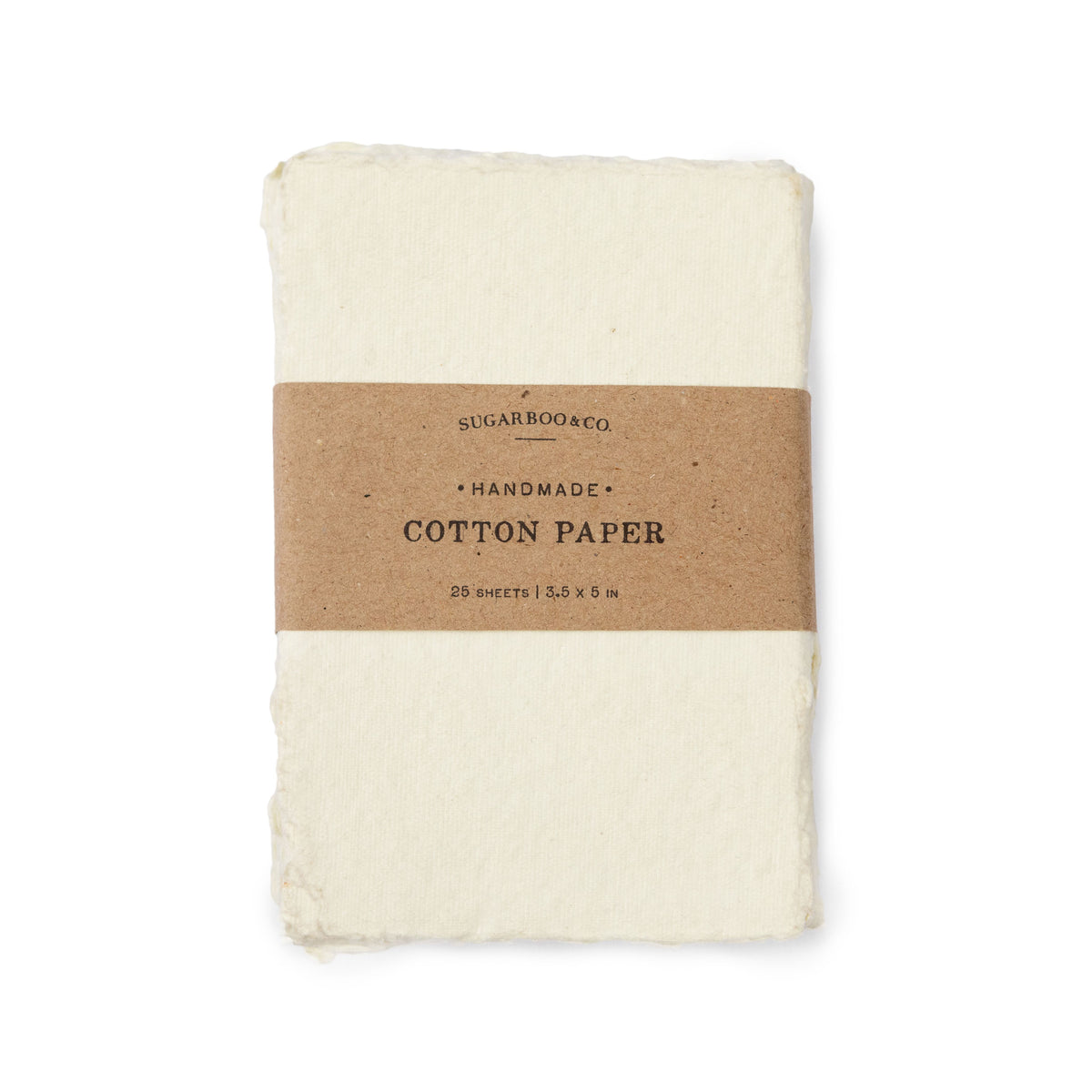 Handmade Cotton Paper Bundle - Cream