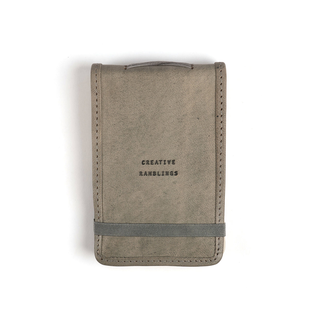Mini Signature Leather Journals - Stone