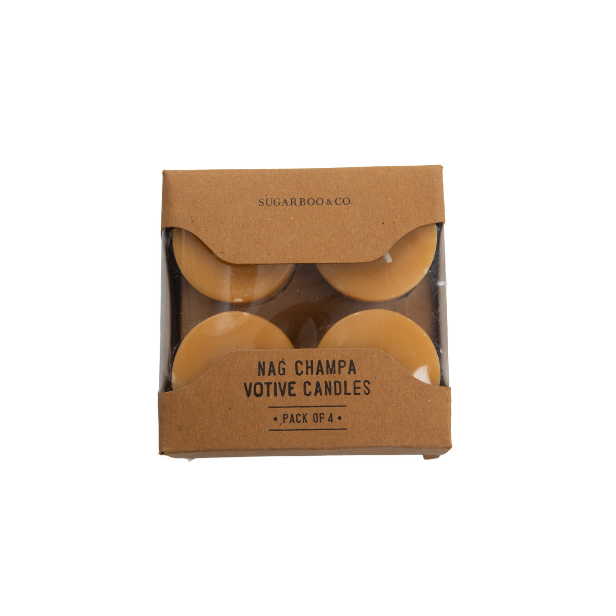 Nag Champa Votive Candles Set of 4
