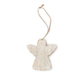 Angel Whitewash Wooden Ornament