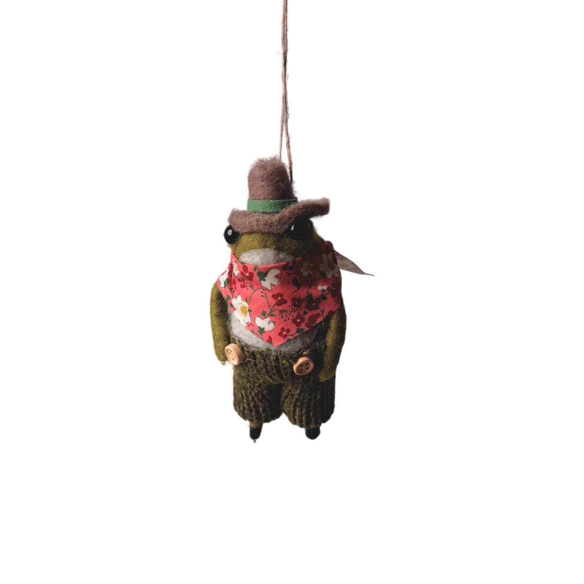 Felt Swamp Toad with Bandana