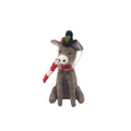Felt Deck-The-Halls Donkey with Top Hat Ornament