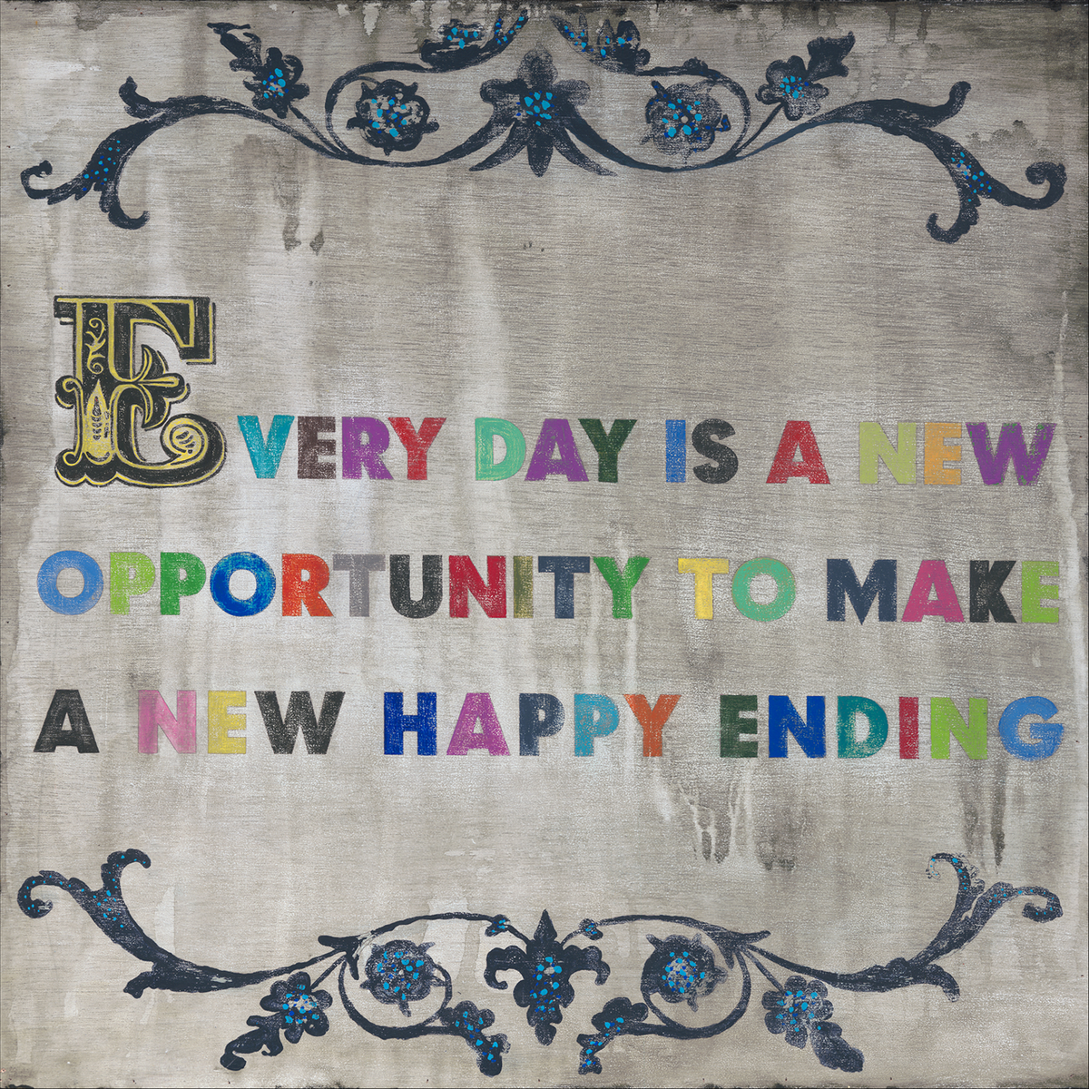 Everyday is a New Opportunity Art Print - Gallery Wrap