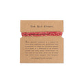 The Red String Bracelet Card