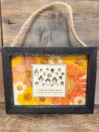 Black Wood Frame 7x5 - Horizontal w/ Jute