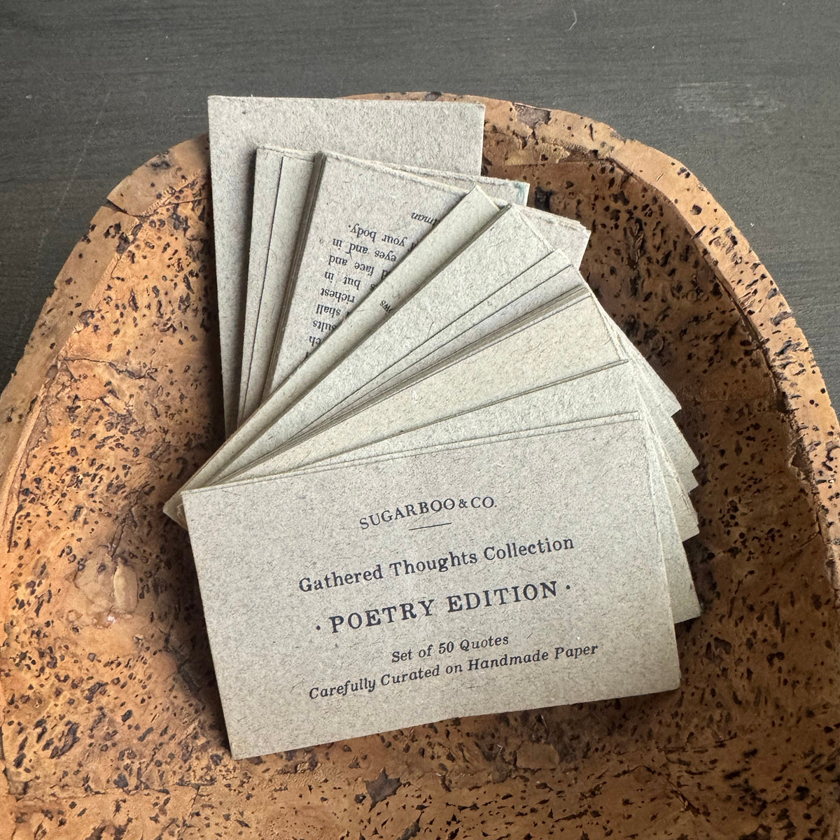 50 Gathered Thoughts - Poetry Edition