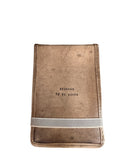 Reasons To Be Happy Mini Signature Leather Journal - Maple