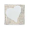 Heart With Dots Art Tile