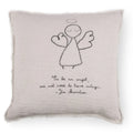 ***Embroidered to Be an Angel Jim Morrison Pillow 24x24