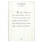 Ray Bradbury Art Print - Book Collection
